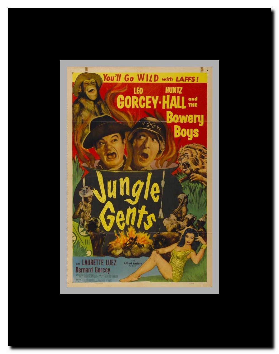 Jungle Gents Framed Movie Poster