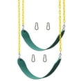 thumbnail image 1 of Jungle Gym Kingdom Swing Set Outdoor Swing and Chain Set, 2 Pack, Green, 1 of 9