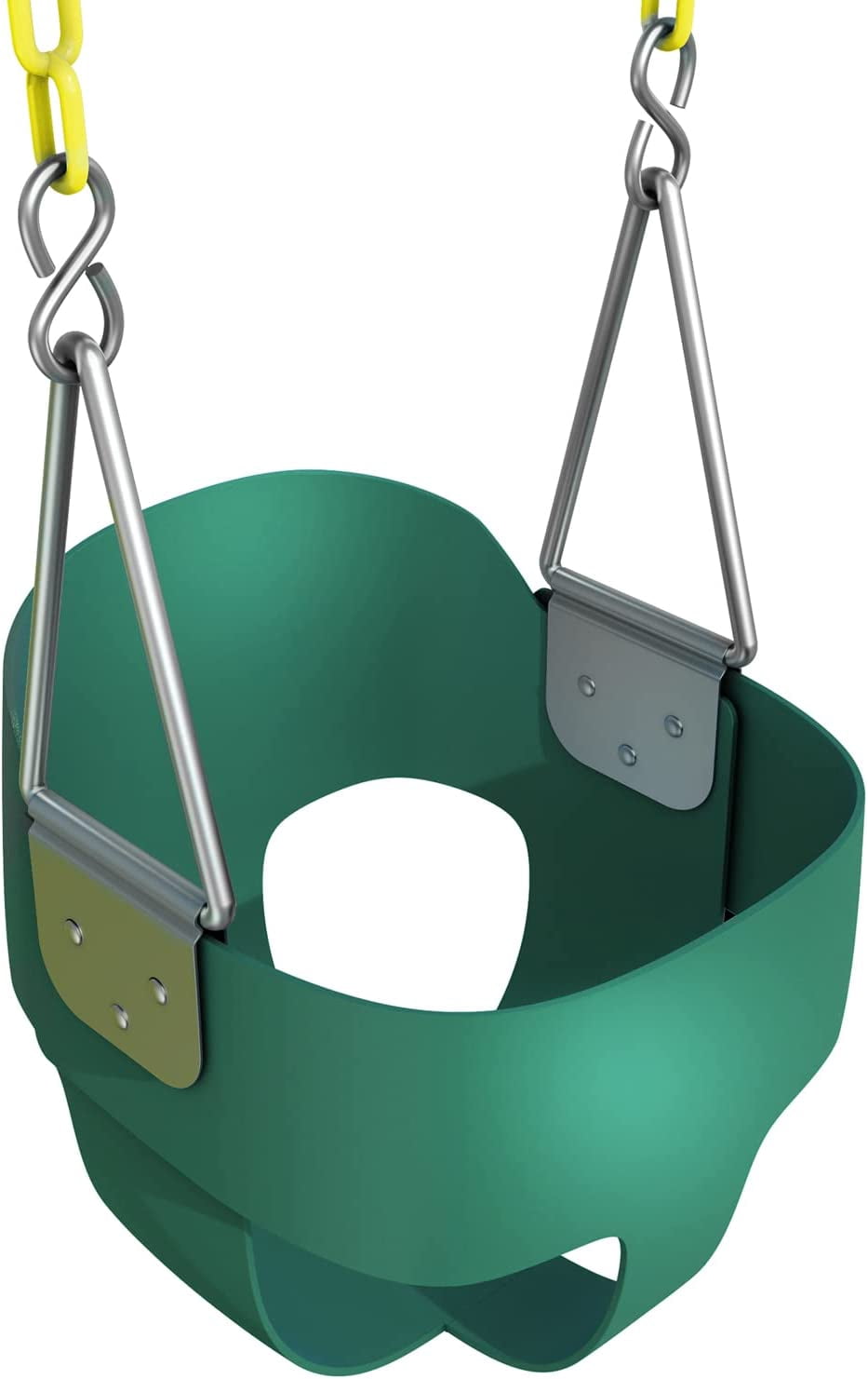 Jungle Gym Kingdom Toddler Swing - Fully Assembled - Green