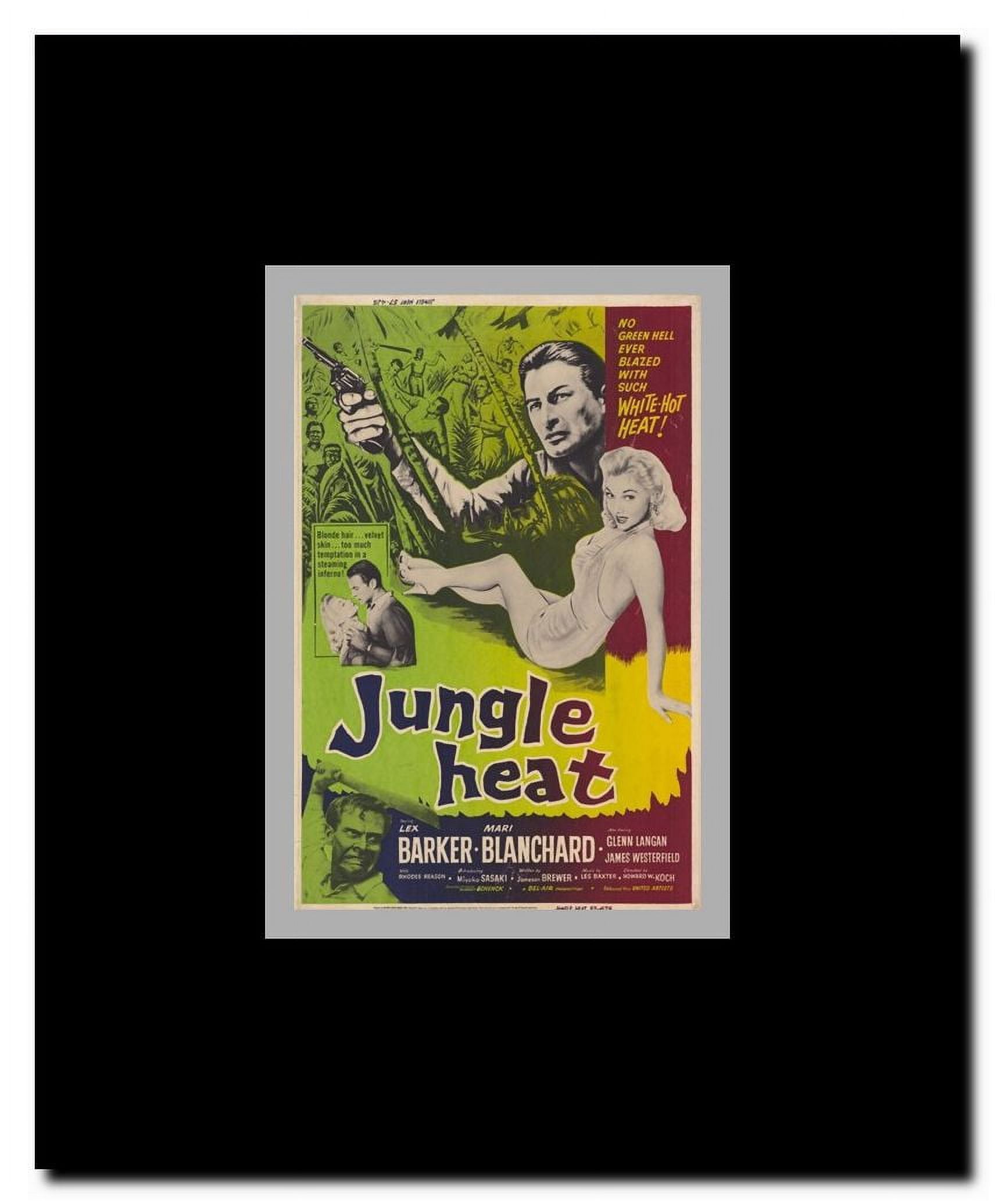Jungle Heat Framed Movie Poster