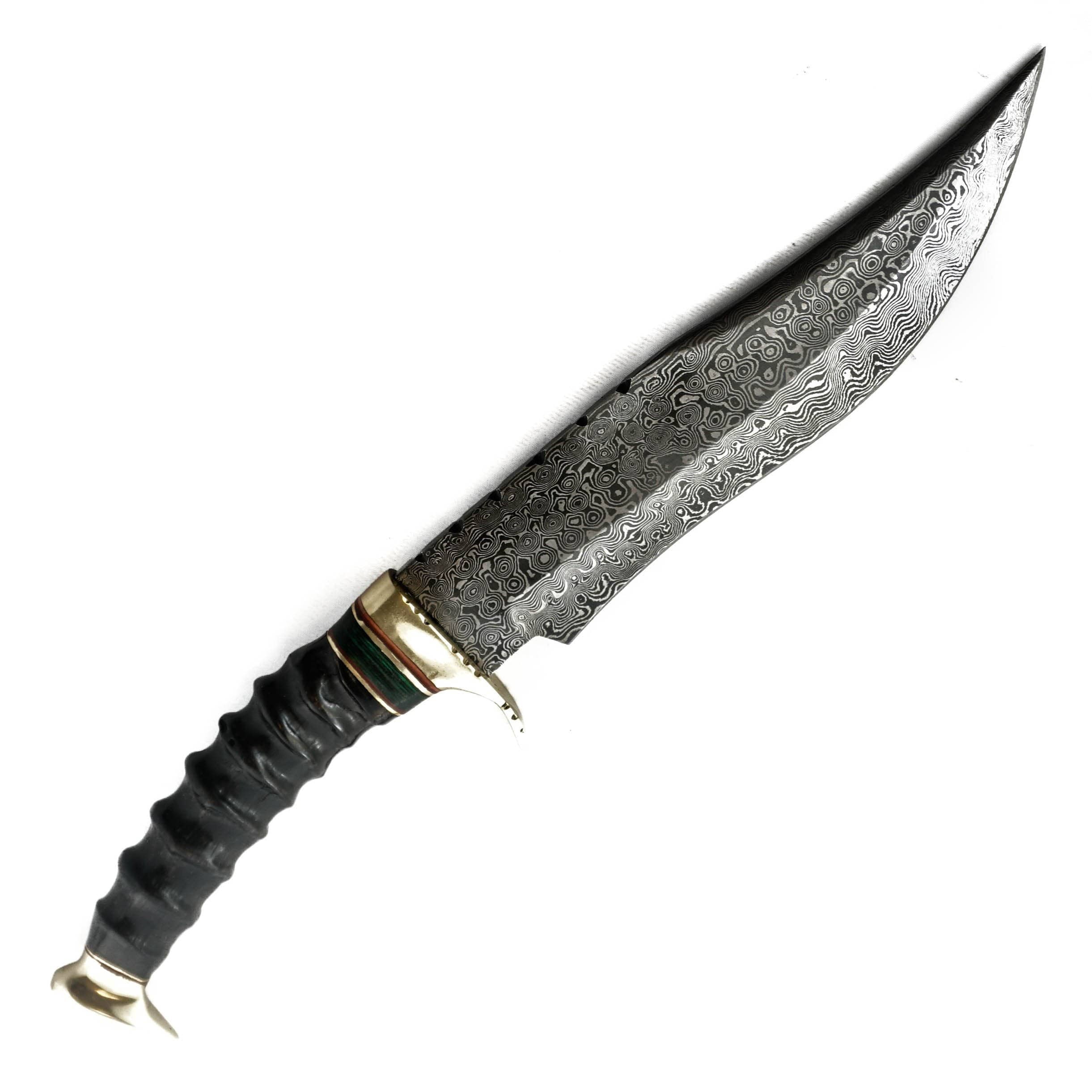 Jungle Hunting Knife- High Carbon Damascus Steel- 13"