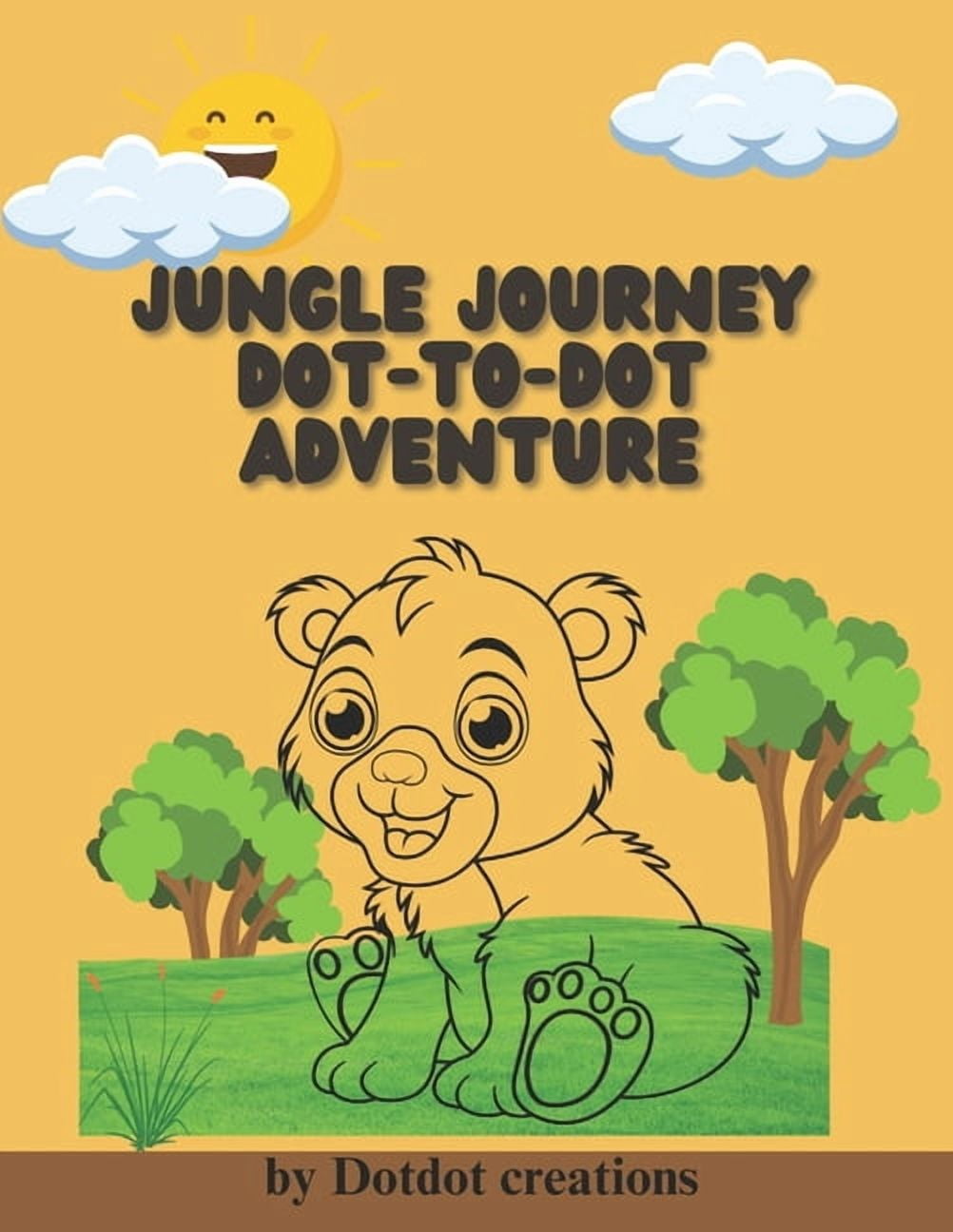 Jungle Journey Dot-to-Dot Adventure: Explore the Jungle with Engaging Dot-to-Dot Activities for Children Ages 4-12, (Paperback)