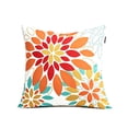 thumbnail image 1 of Jungle Leaf Print Throw Pillow Cover Square Decorative Cushion Case, 1 of 3