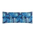 thumbnail image 1 of Jungle Leaves Design Heart Surgery Recovery Pillow - Secure Strap Seat Belt Cushion - Tropical Floral Mastectomy Protection Gift, 1 of 4