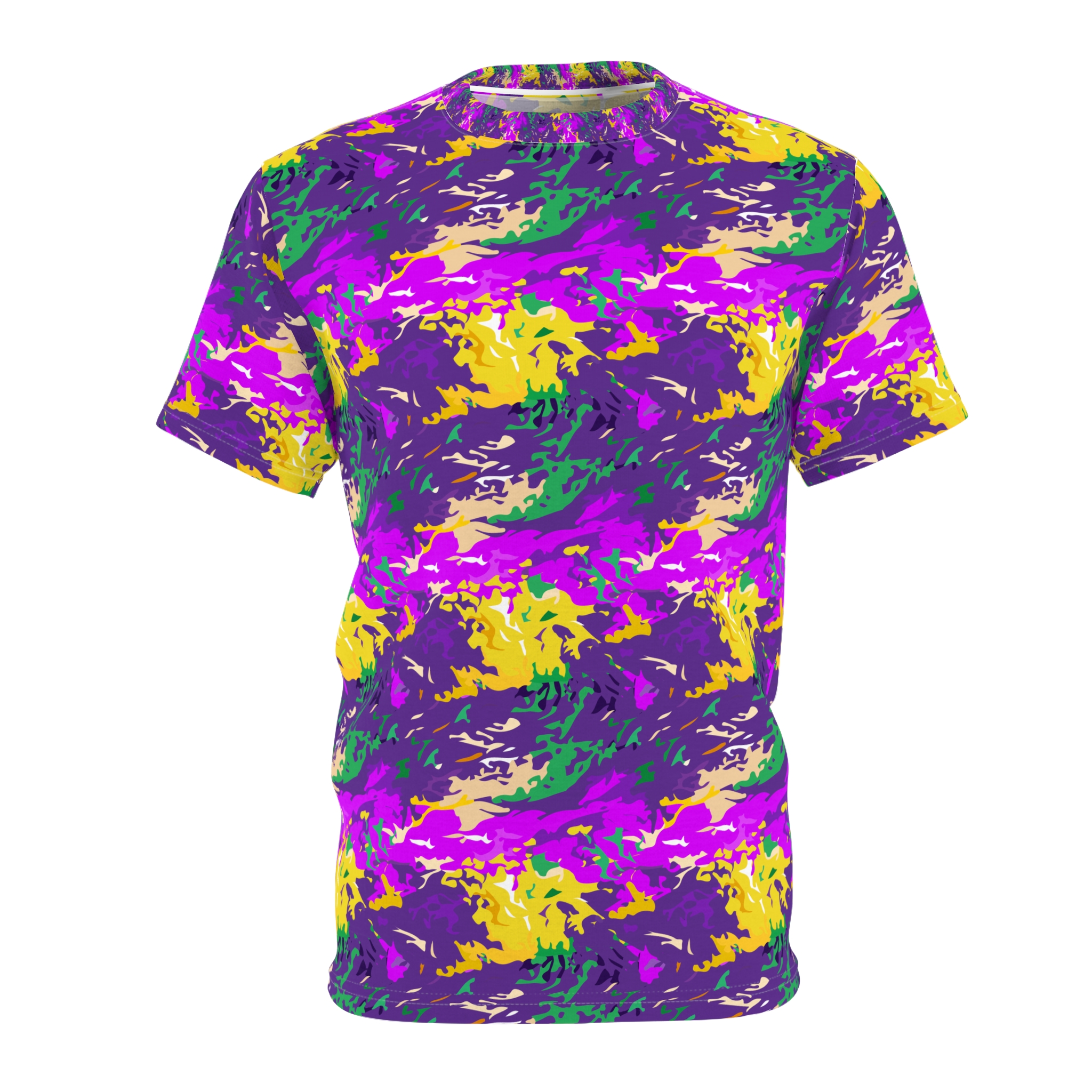 mardi gras camo shirt