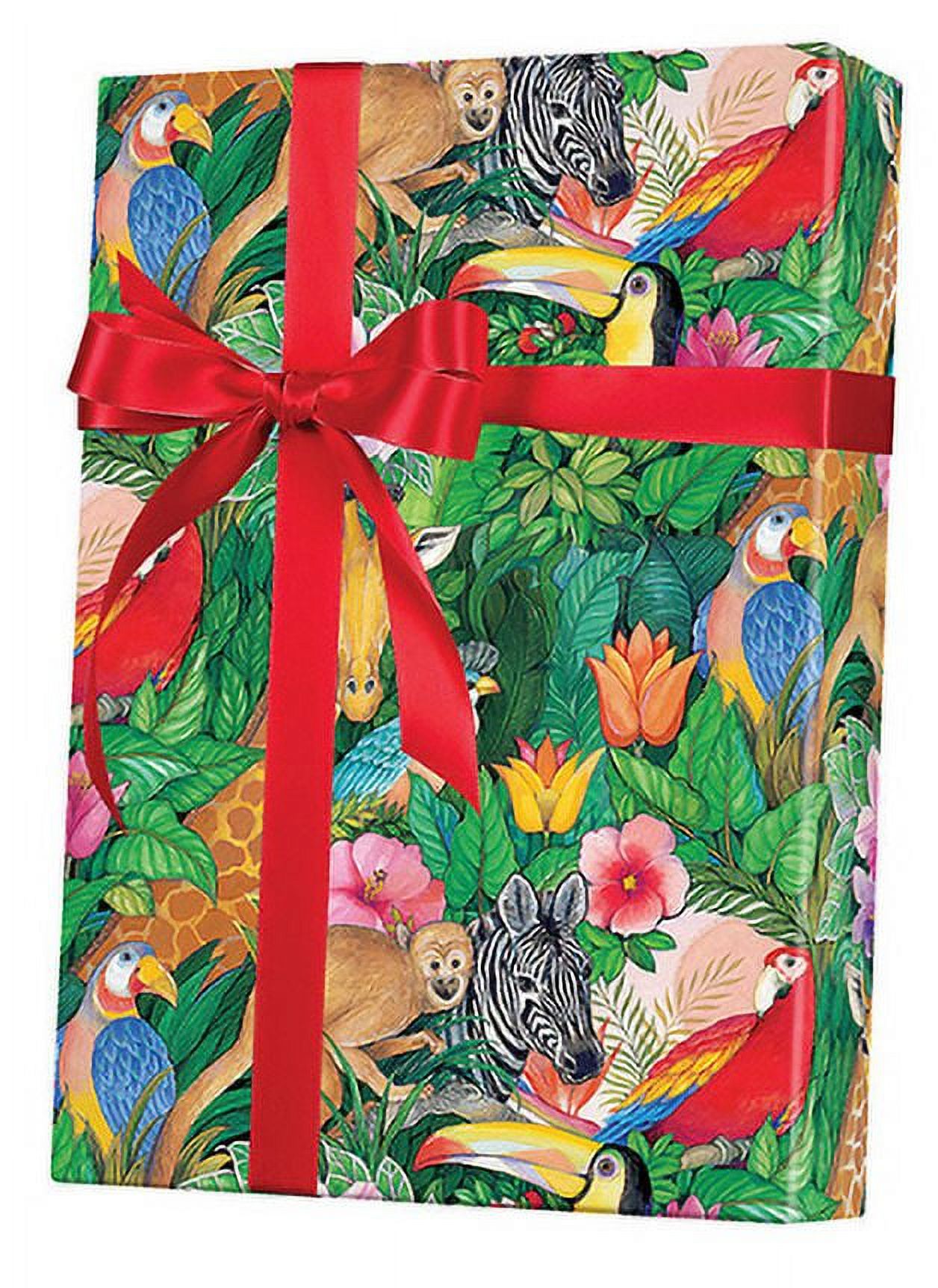 Jungle Paradise Gift Wrap Wrapping Paper 15ft Roll 