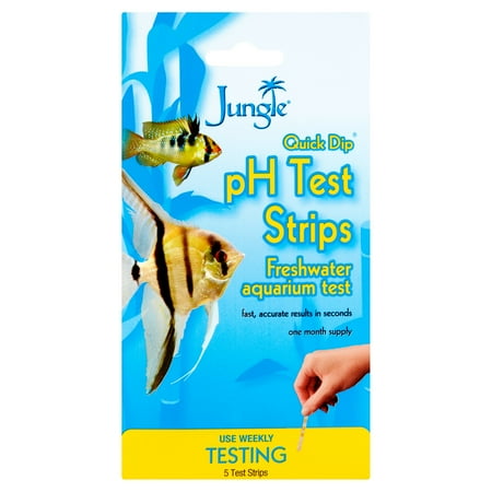 Jungle Quick Dip pH Freshwater Aquarium Test Strips, 5 Count