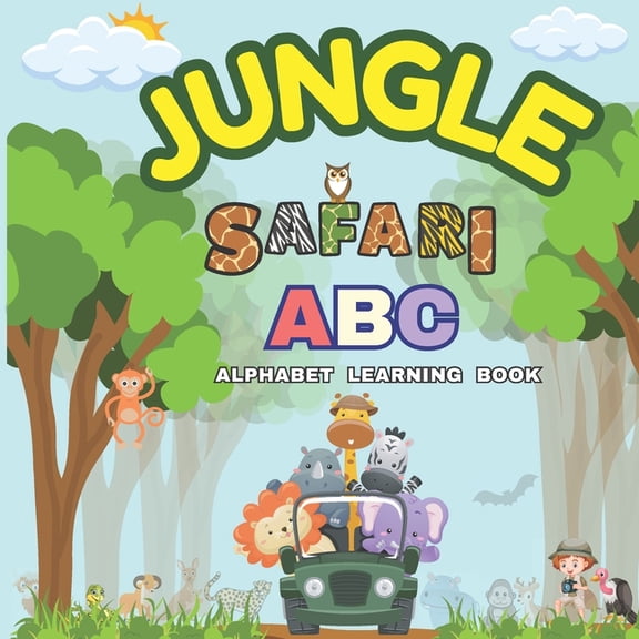 Jungle Safari: ABC Alphabet Learning Book, (Paperback)