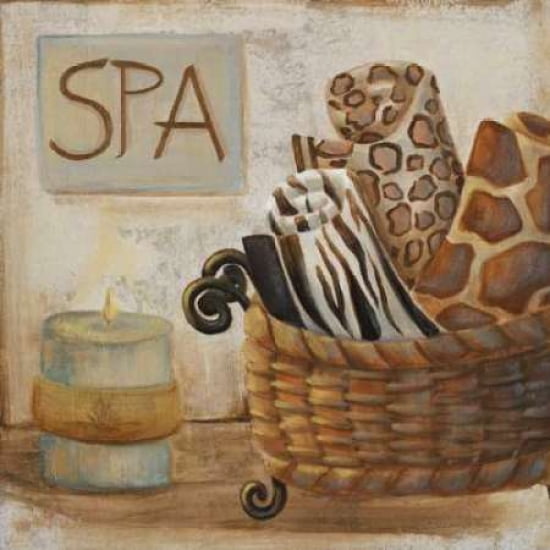 Jungle Spa I Canvas Art - Hakimipour-Ritter (24 x 24)
