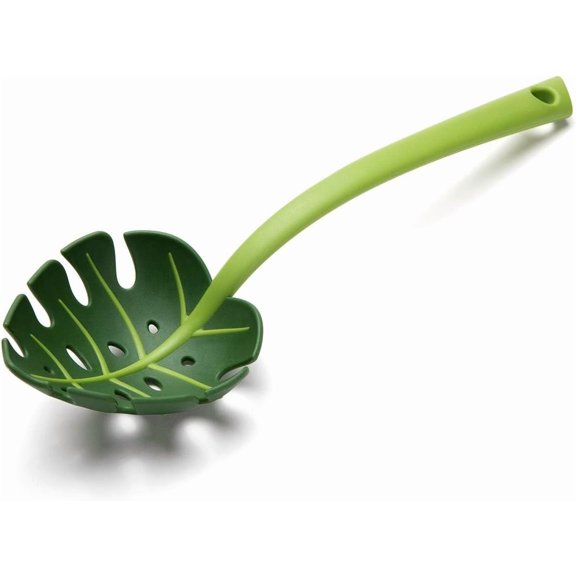 Jungle Spoon Monstera Ladle - BPA-Free High Heat Resistant Nylon for Cooking for Nonstick Cookware Kitchen Tools & Utensils, Kitchen Gifts & Gadgets, Cute