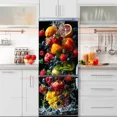 thumbnail image 1 of Jungle Stairway Mural Fridge Door Wrap Cover Kitchen Waterproof PVC ration Splash Fruit Refrigerator Door Decals Poster, 1 of 6
