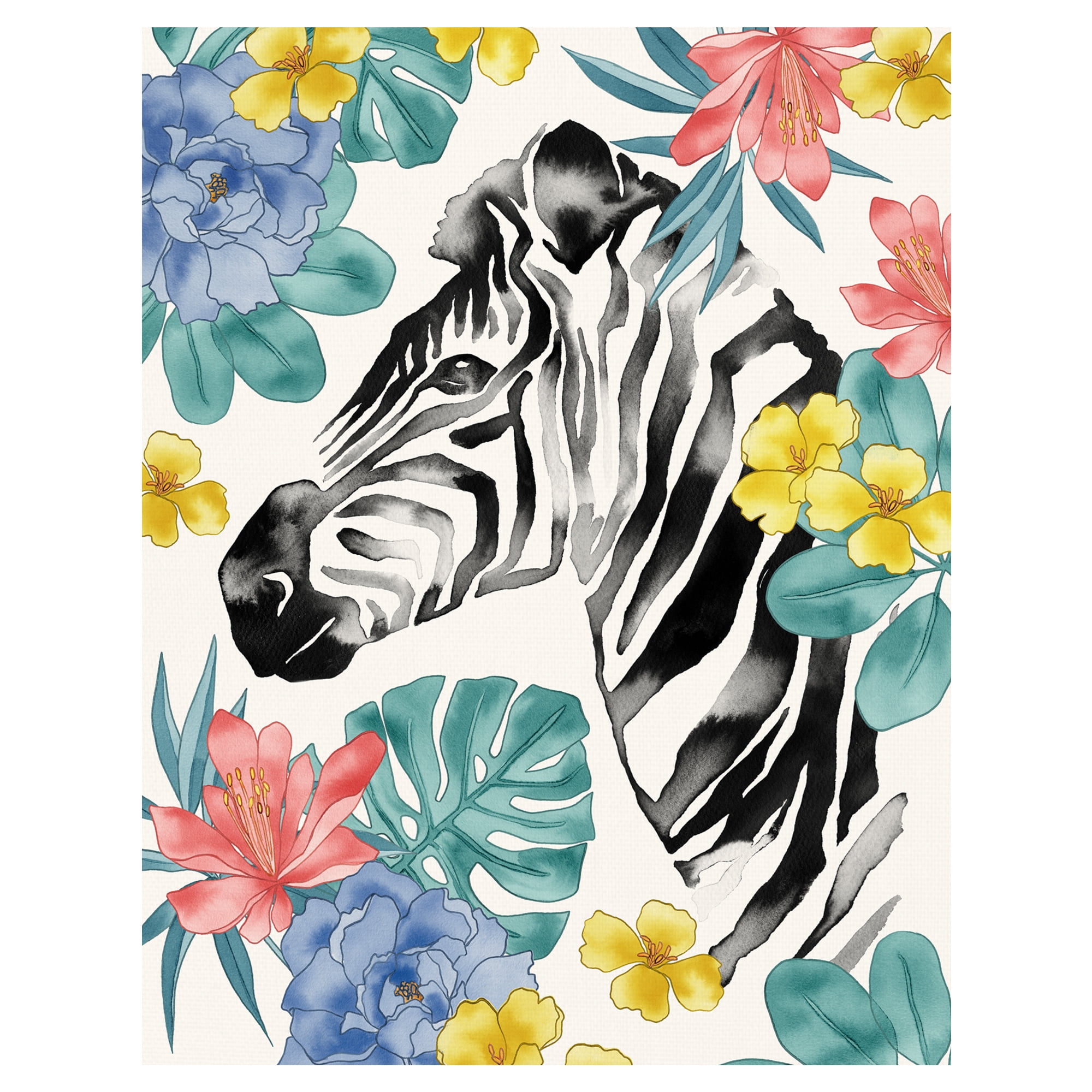 Jungle Stripes by Kristine Hegre Canvas Art Print