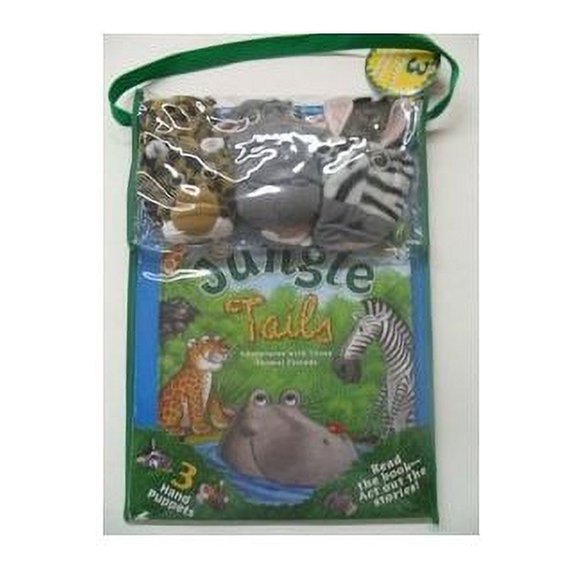 Jungle Tails: Adventures with Three Animal Friends w/3 Hand Puppets