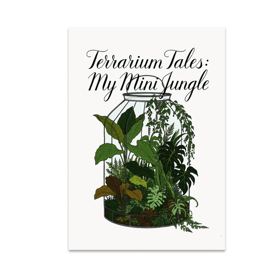 Jungle Terrarium Wall Art - Plant Parent - 13x19 Poster Print