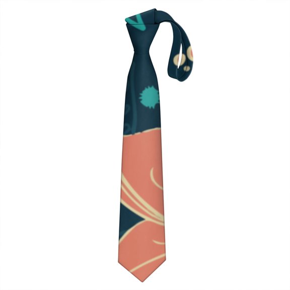 Jungle Tie & Skinny Tie Collection: Floral Design Tie, Unique Style for Nature-Lovers