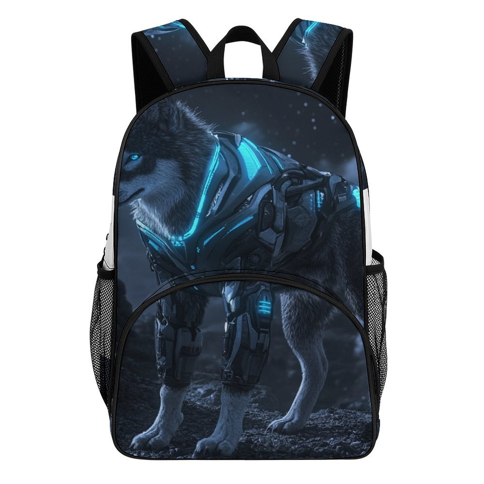 Jungle Wolf Mech Big Student Laptop Backpack For College Women Middle ...