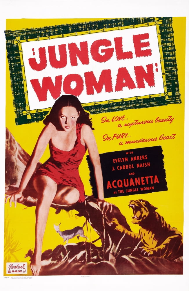 Jungle Woman Canvas Art - (11 x 17)