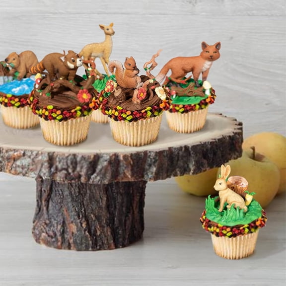 Jungle + Woodland Animals Fondant Silicone Molds Sugarcraft Cake Decoration 7 Count