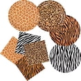 thumbnail image 1 of Jungle Zoo Animal Print Party Supplies, Disposable Jungle Safari Animal Print Paper Plates and Napkins for Birthday Party, Baby Shower and Jungle Safari Themed Party, Serve 48, 1 of 7