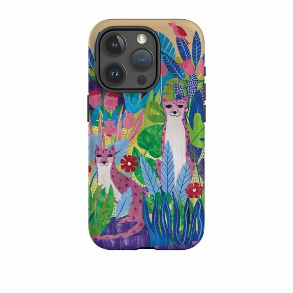 Jungle by Tracey English Tropical Phone Case for iPhone 16 15 14 13 12 11 Pro Max