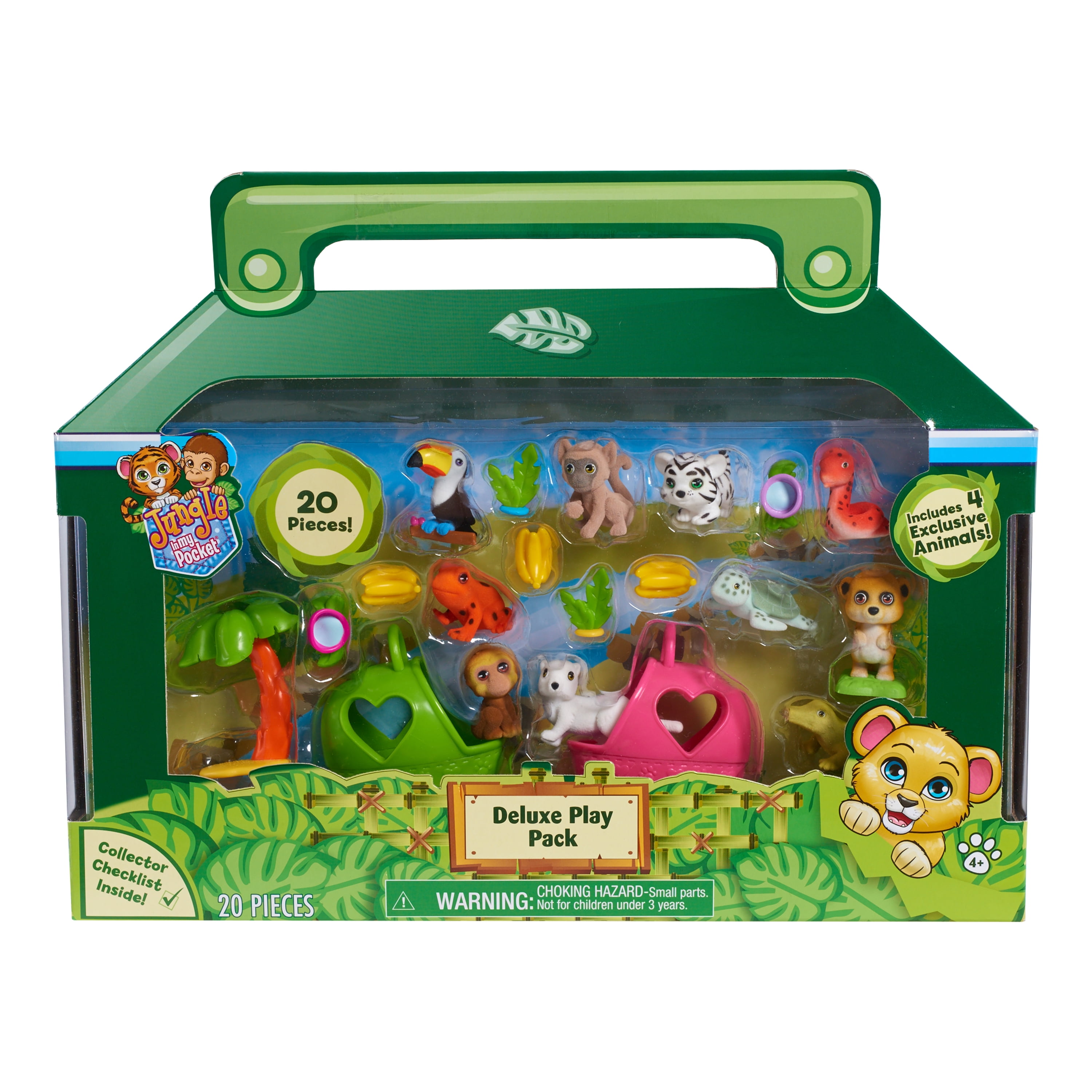 Jungle in My Pocket 20 Pc Deluxe Pack Walmart