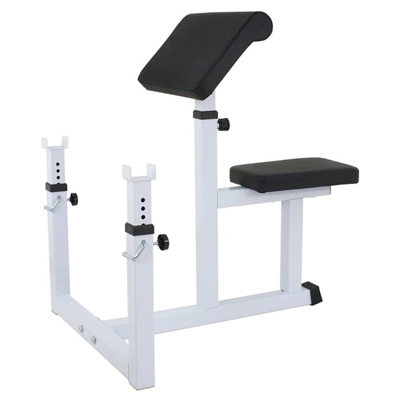 Curl Rack Machine JungleA Adjustable Arm Preacher Curl Machine,Bicep Tricep Muscle ...