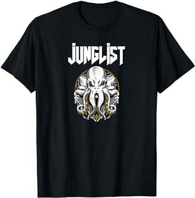Junglist Octopus DnB Rave Drum and Bass Squid T-Shirt - Walmart.com