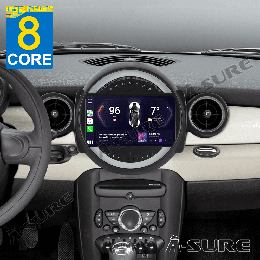 Autoradio Android 14 Per BMW Mini Cooper R56 - 7 Pollici Con CarPlay E DAB+