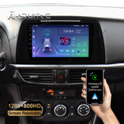 9" 2+32GB Android 14 Car Radio Stereo for Mazda 6 GJ1/GL 2013-2015, Wireless CarPlay Android Auto GPS Navi Wi-Fi Bluetooth SWC DSP FM RDS