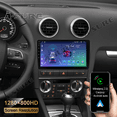 thumbnail image 1 of 9" Android 14 Car Radio Stereo for Audi A3/S3/RS, 2+32GB Wireless CarPlay Android Auto GPS Navi WiFi Bluetooth SWC DSP FM RDS, 1 of 10