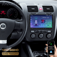 thumbnail image 1 of 9" Android 12 Car Radio Stereo for VW Passat CC Polo Golf 5 6 Plus Tiguan EOS Beetle, 2+32GB Wireless CarPlay GPS Navi WiFi Bluetooth DSP RDS SWC, 1 of 11