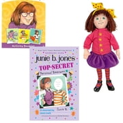 Junie B Jones Gift Set - Top-Secret, Personal Beeswax Journal by Junie B. and Me!, Character Doll, and Activity Booklet Based On The Book Series by Barbara Park; Funny, Adventures of Growing Up