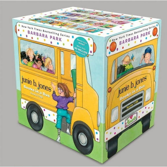 Junie B. Jones Junie B. Jones Books in a Bus 28-Book Boxed Set: The Complete Collection: Books 1-28, (Paperback)