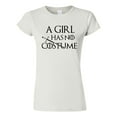 thumbnail image 1 of Junior A Girl Has No Costume Funny Halloween Parody DT T-Shirt Tee, 1 of 2