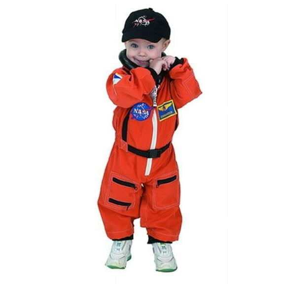 Junior Astronaut Suit Size 18M in Orange