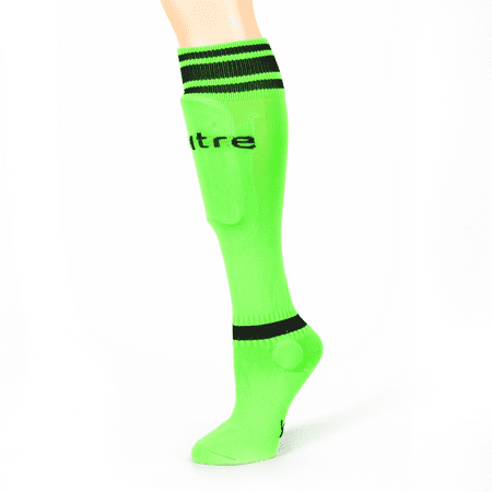 Junior Bright Green Sock Shinguard
