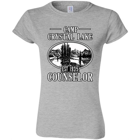 Junior Camp Crystal Lake Counselor 1935 Summer TV Parody Funny DT T-Shirt Tee