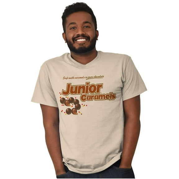 Junior Caramels Chocolate Candy Logo Unisex Plus Size Graphic Tee Brisco Brands 3X