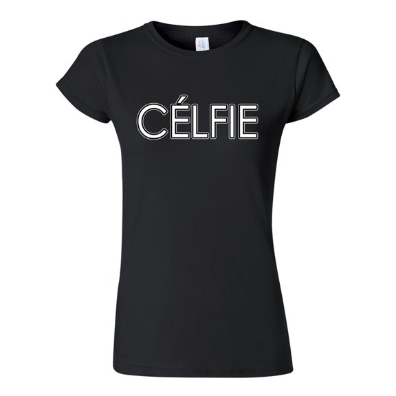 Junior Celfie Selfie Funny Humor DT T-Shirt Tee