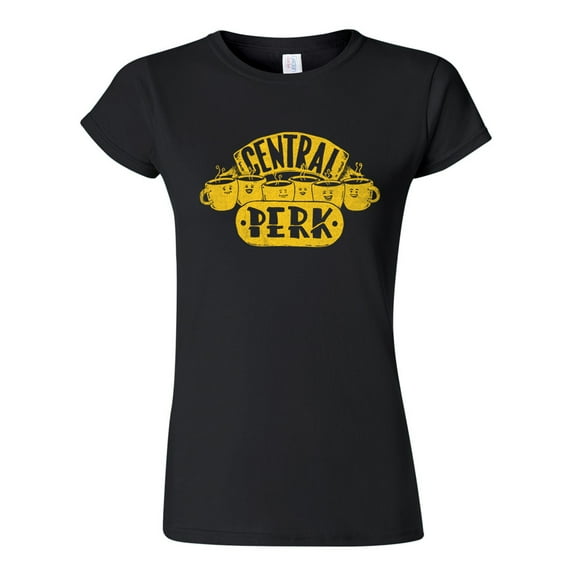 Junior Central Perk Coffee Friends Salih Gonenli Artworks Funny DT T-Shirt Tee