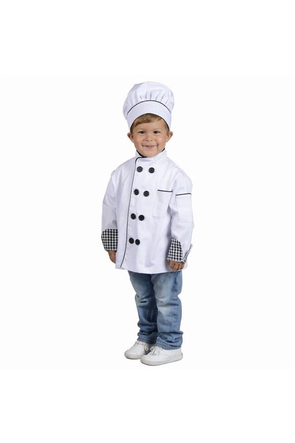 Junior Chef Jacket with Hat, Small