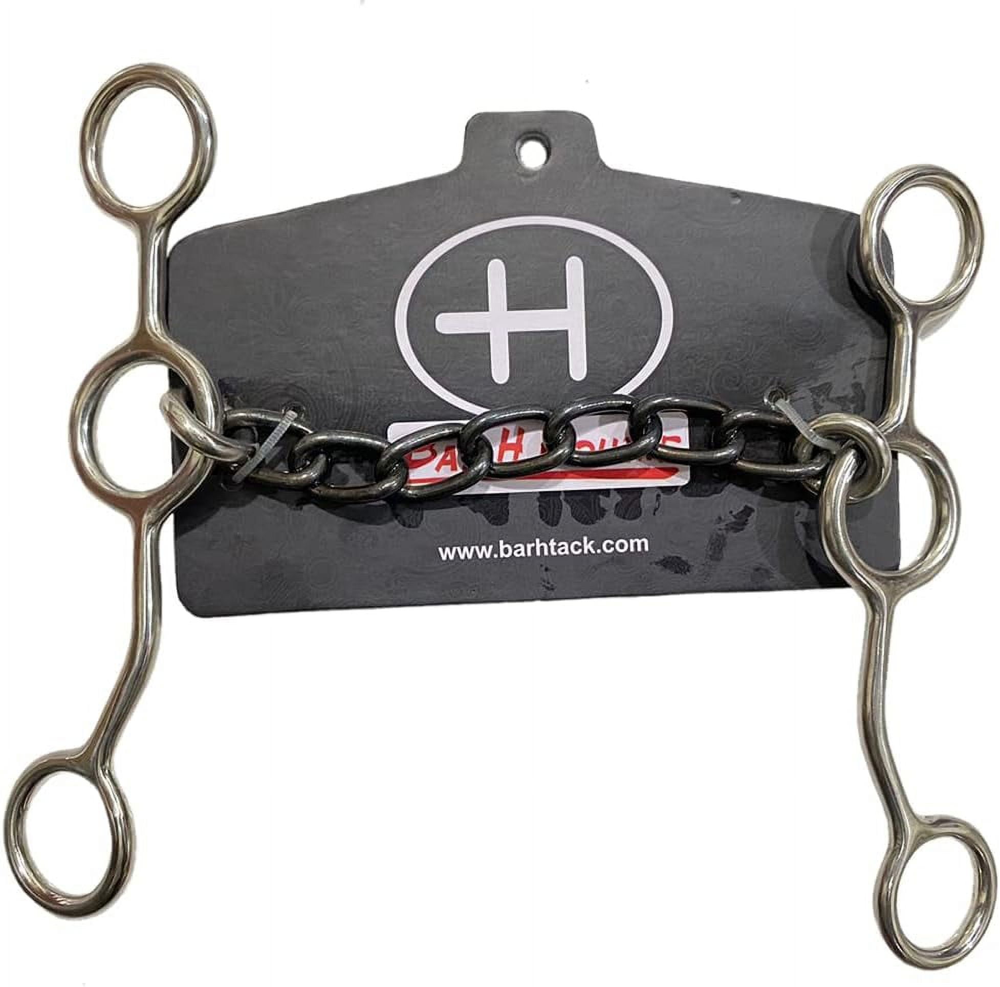 Junior Cow Horse Bit With Chain Mouth Heavy Duty Stainless Steel 5