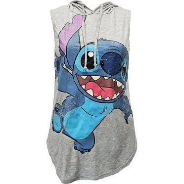 Disney Stitch Pop Junior Hooded Tank Top, S-XL (Women's)