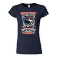 thumbnail image 1 of Junior Educate Arm Defend Yourself USA God Bless America Patriotic DT T-Shirt Tee, 1 of 2