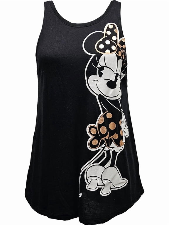 Minnie Mouse Junior Ladies Fashion Tank, S-2XL
