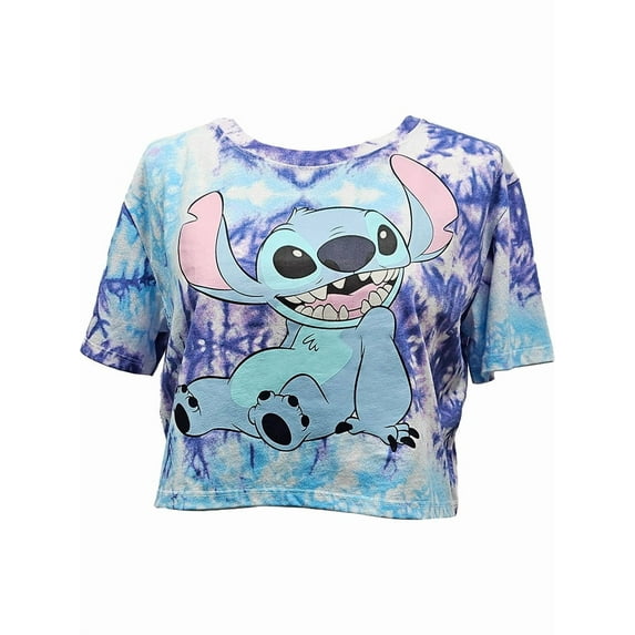 Disney Stitch Adult Tie-Dye Crop Top, (Women's), XS-XL