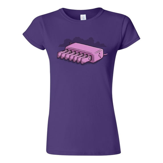 Junior Feeding Hub Pig Animals Salih Gonenli Artworks Funny DT T-Shirt Tee