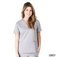 thumbnail image 1 of Junior Fit Super Soft, Medical Scrub Top, Premium Womans Junior Fit 2 Pocket Crossover Top 8118, 1 of 2