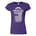 thumbnail image 1 of Junior Free Since 1776 American Patriot USA Flag White Patriotic DT T-Shirt Tee, 1 of 2