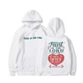 thumbnail image 1 of Junior Girls Hoodies Trust in the Lord Hoodies Casual Girls Long Sleeve Pullover Love Heart Letter Print Sweatshirt Kids New Year Sweatshirts for Boys Girls 4-5 Years, 1 of 2